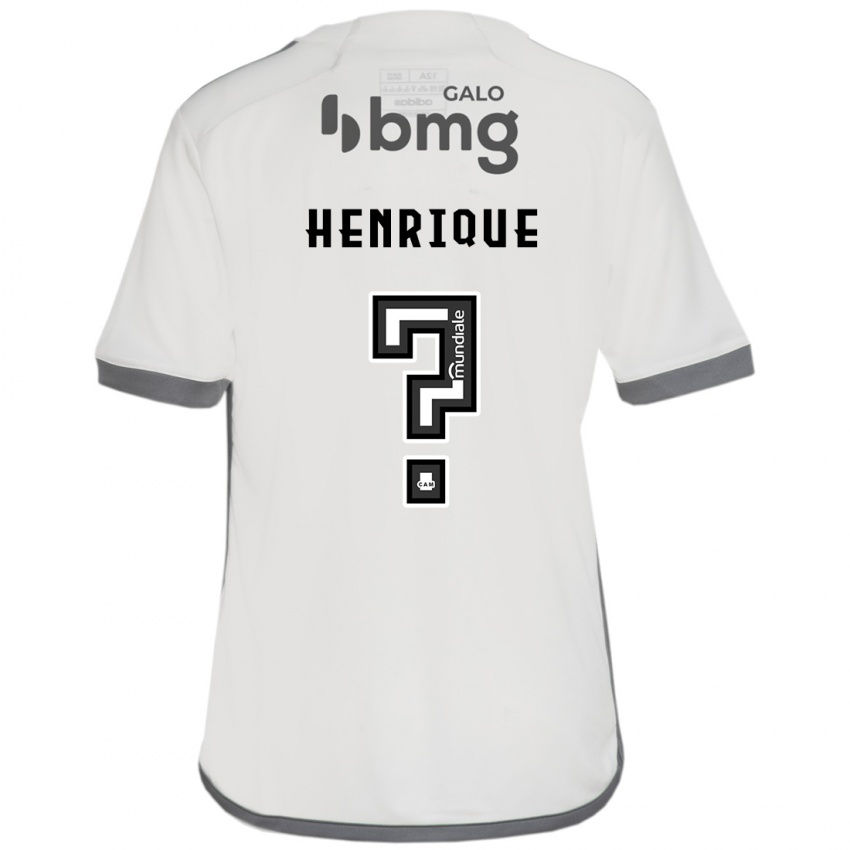 Kinderen Bruno Henrique #0 Gebroken Wit Uitshirt Uittenue 2024/25 T-Shirt