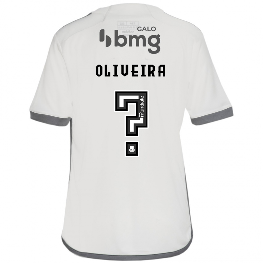 Kinderen Pedro Oliveira #0 Gebroken Wit Uitshirt Uittenue 2024/25 T-Shirt