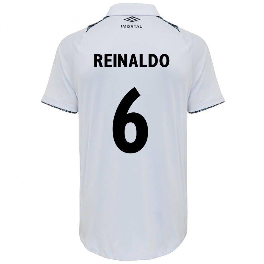 Kinderen Reinaldo #6 Wit Blauw Uitshirt Uittenue 2024/25 T-Shirt