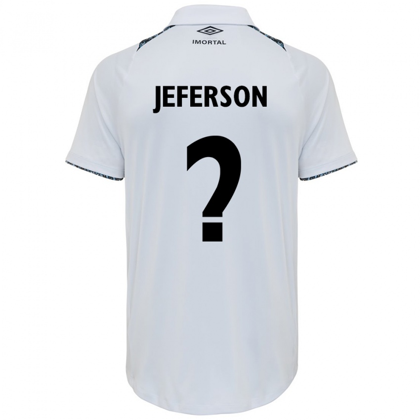 Kinderen Jeferson #0 Wit Blauw Uitshirt Uittenue 2024/25 T-Shirt