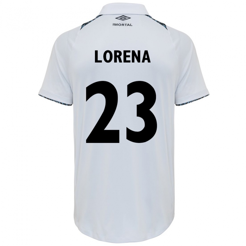 Kinderen Lorena #23 Wit Blauw Uitshirt Uittenue 2024/25 T-Shirt