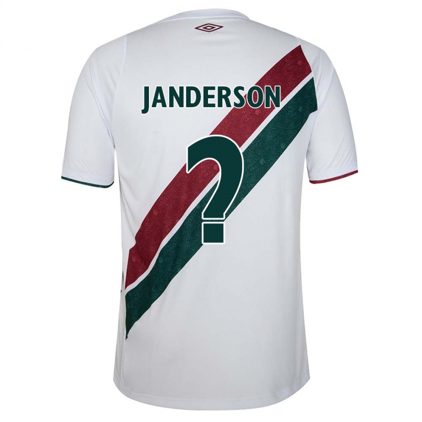 Kinderen Janderson #0 Wit Groen Kastanjebruin Uitshirt Uittenue 2024/25 T-Shirt