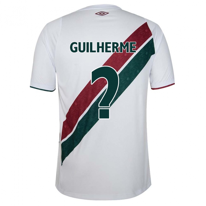 Kinderen Luiz Guilherme #0 Wit Groen Kastanjebruin Uitshirt Uittenue 2024/25 T-Shirt