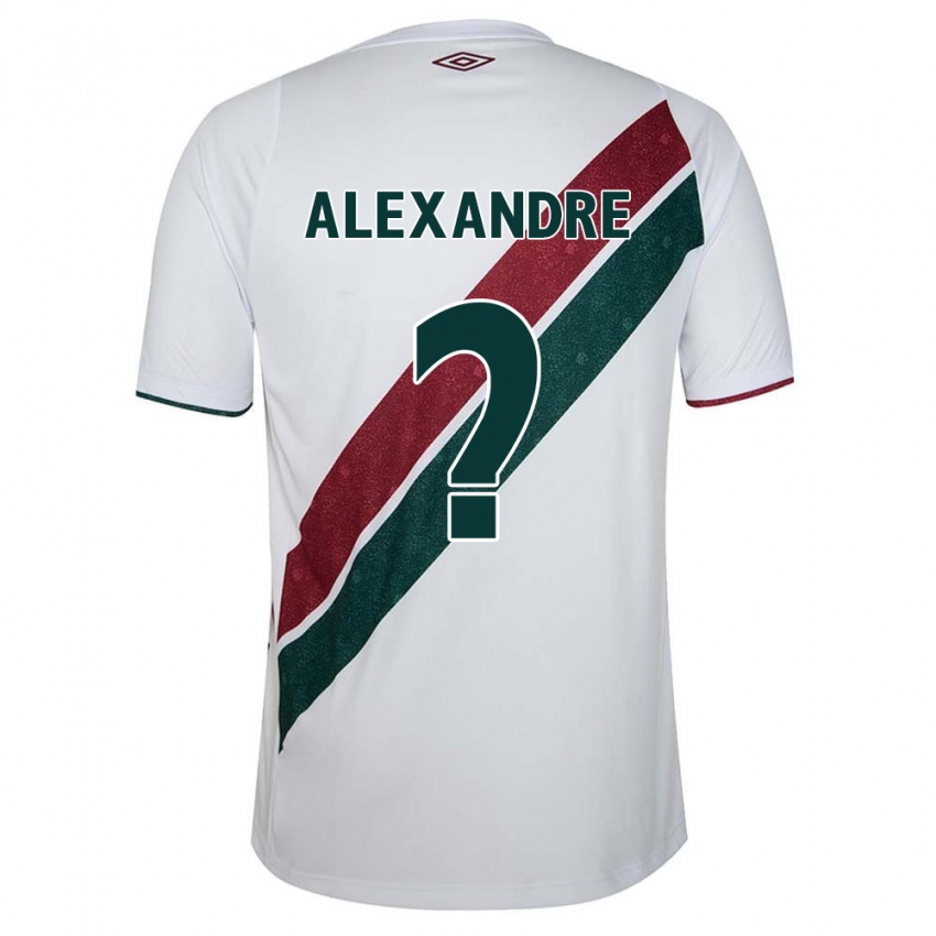 Kinderen Alexandre #0 Wit Groen Kastanjebruin Uitshirt Uittenue 2024/25 T-Shirt