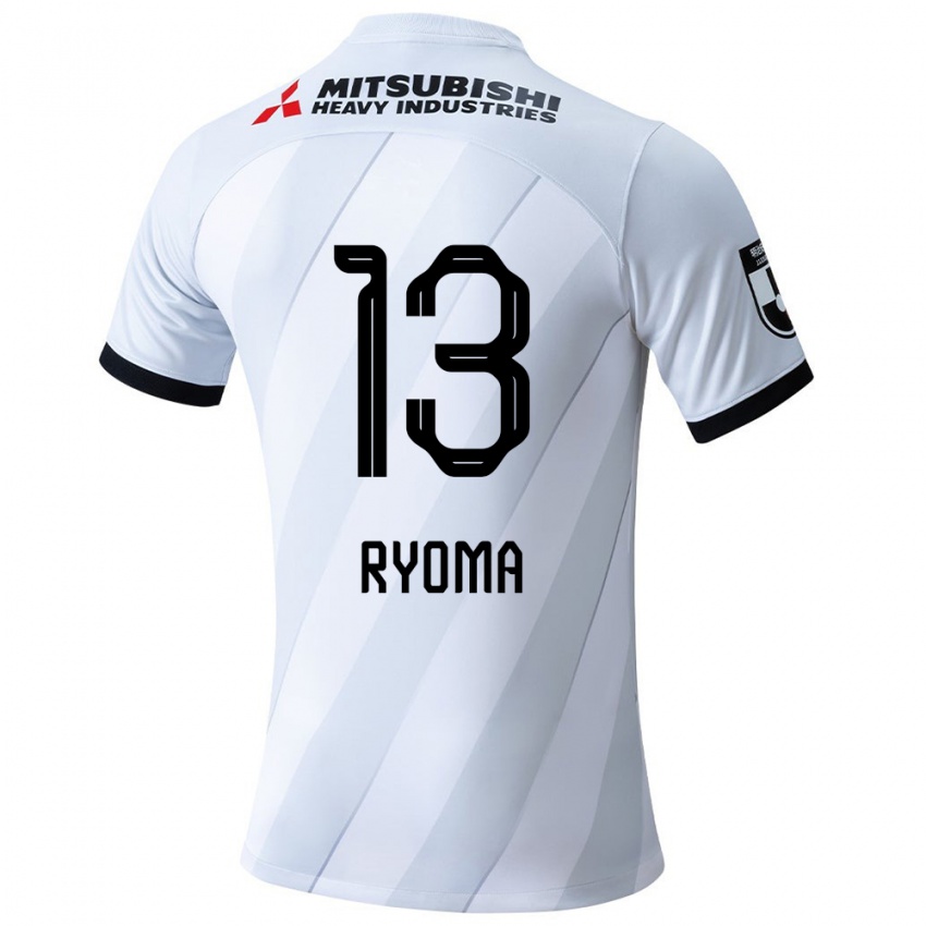 Kinderen Ryoma Watanabe #13 Wit Grijs Uitshirt Uittenue 2024/25 T-Shirt