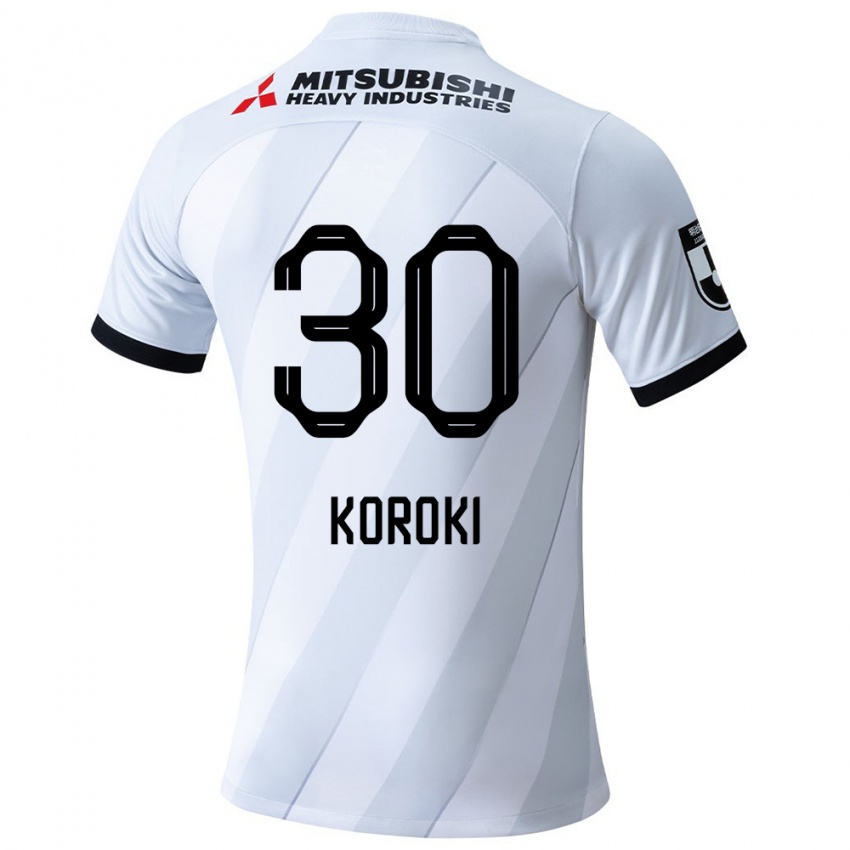 Kinderen Shinzo Koroki #30 Wit Grijs Uitshirt Uittenue 2024/25 T-Shirt