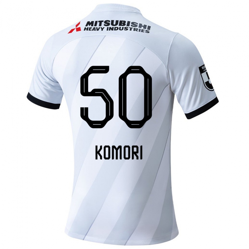 Kinderen Haruki Komori #50 Wit Grijs Uitshirt Uittenue 2024/25 T-Shirt