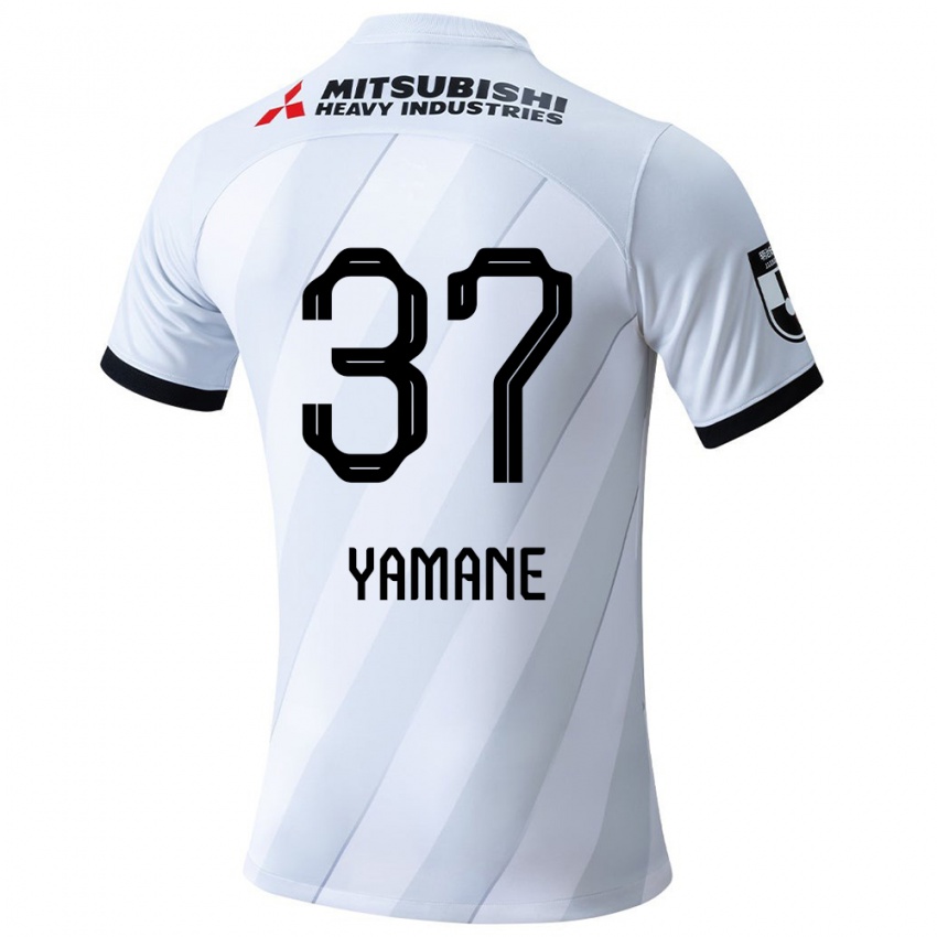 Kinderen Katsutoshi Yamane #37 Wit Grijs Uitshirt Uittenue 2024/25 T-Shirt