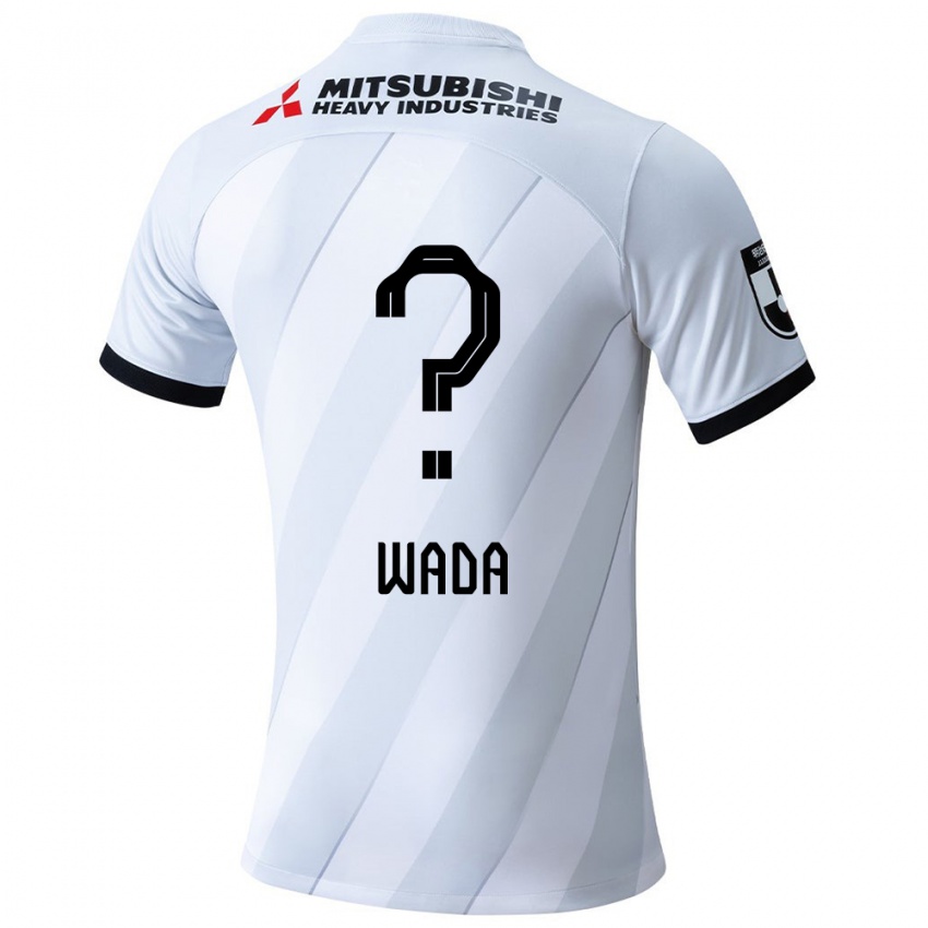 Kinderen Naoya Wada #0 Wit Grijs Uitshirt Uittenue 2024/25 T-Shirt