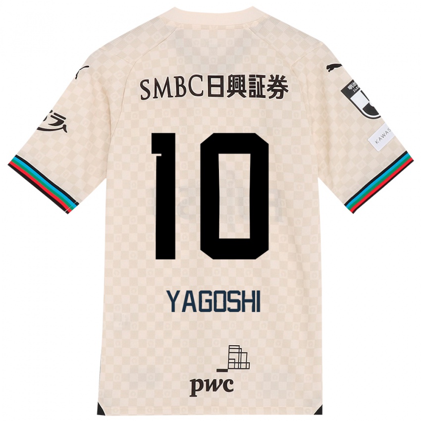 Kinderen Mikito Yagoshi #10 Wit Grijs Uitshirt Uittenue 2024/25 T-Shirt