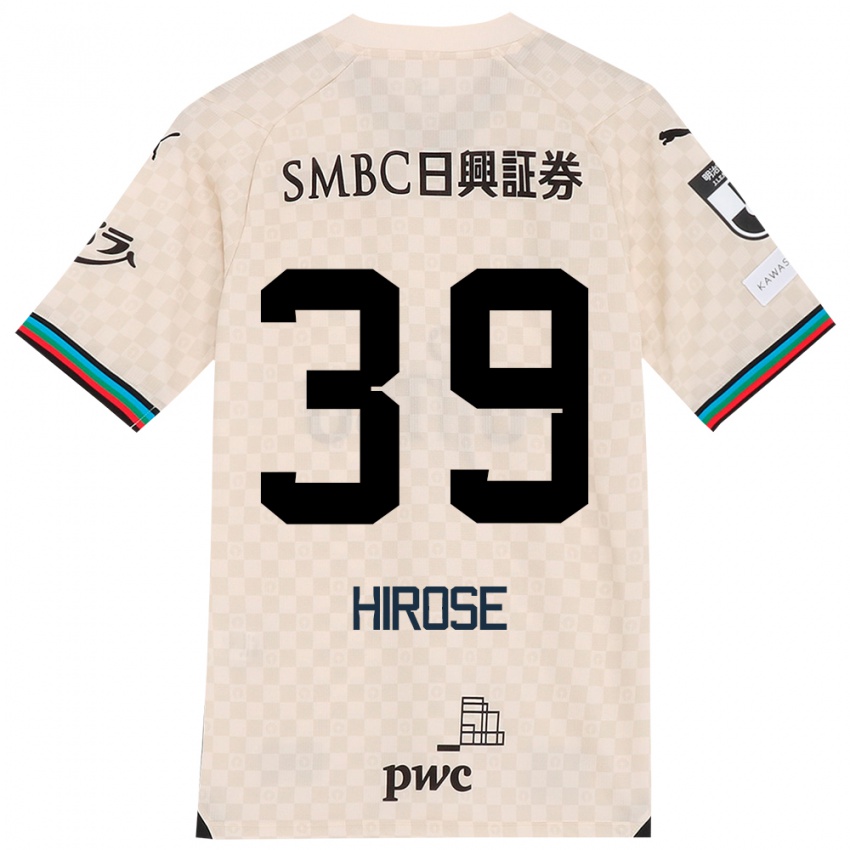 Kinderen Neo Hirose #39 Wit Grijs Uitshirt Uittenue 2024/25 T-Shirt