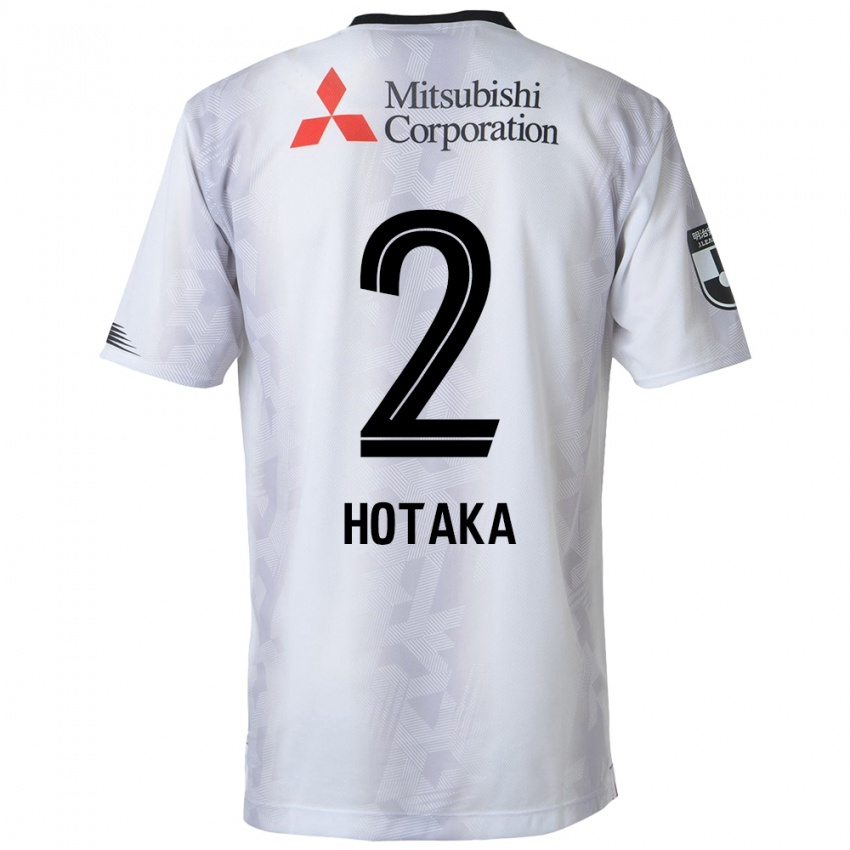 Kinderen Hotaka Nakamura #2 Wit Zwart Uitshirt Uittenue 2024/25 T-Shirt