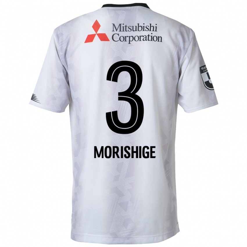 Kinderen Masato Morishige #3 Wit Zwart Uitshirt Uittenue 2024/25 T-Shirt