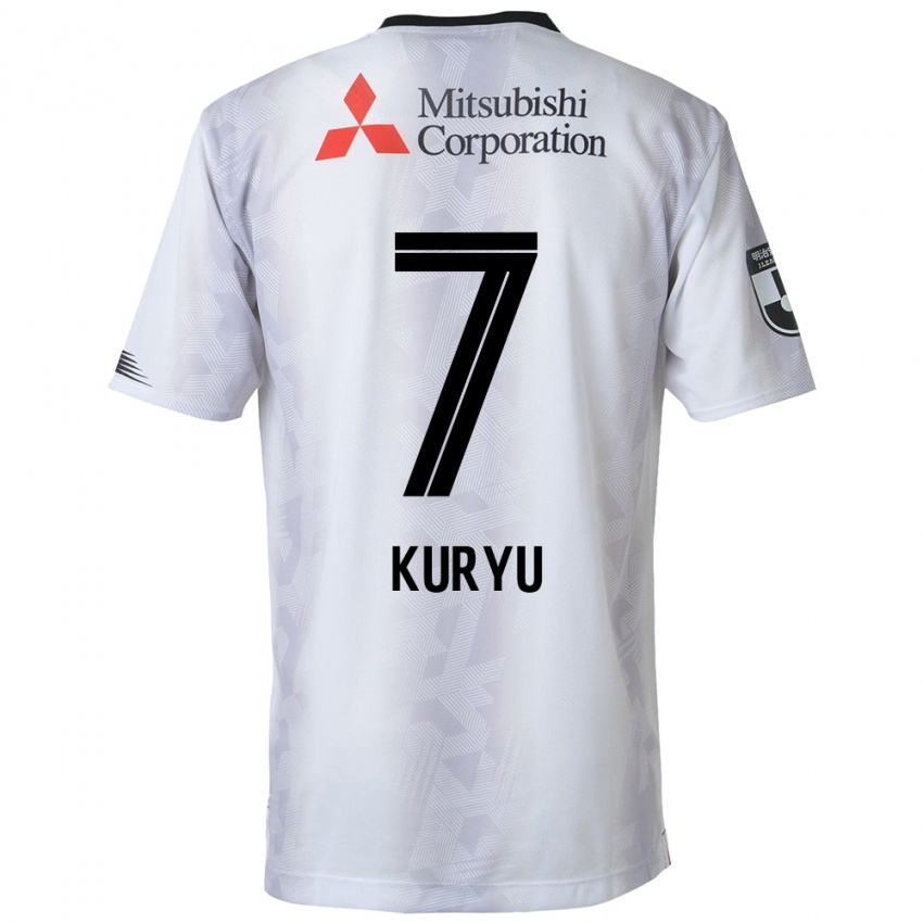 Kinderen Kuryu Matsuki #7 Wit Zwart Uitshirt Uittenue 2024/25 T-Shirt