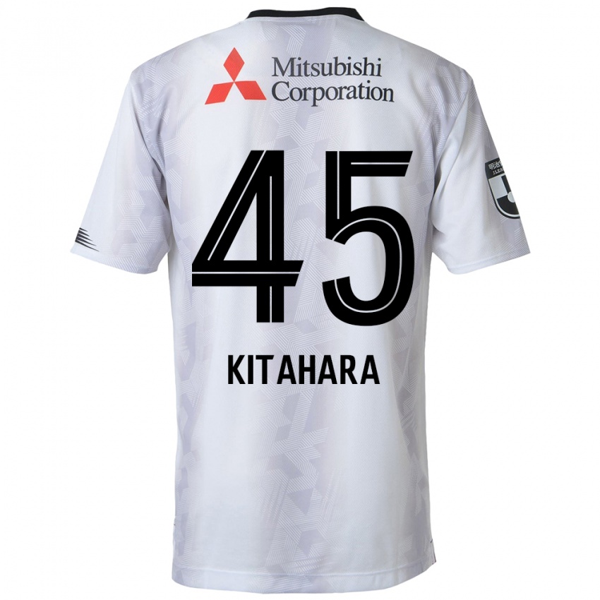 Kinderen Maki Kitahara #45 Wit Zwart Uitshirt Uittenue 2024/25 T-Shirt