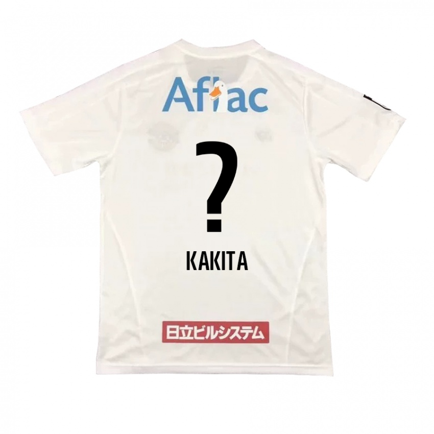 Kinderen Yuki Kakita #0 Wit Zwart Uitshirt Uittenue 2024/25 T-Shirt