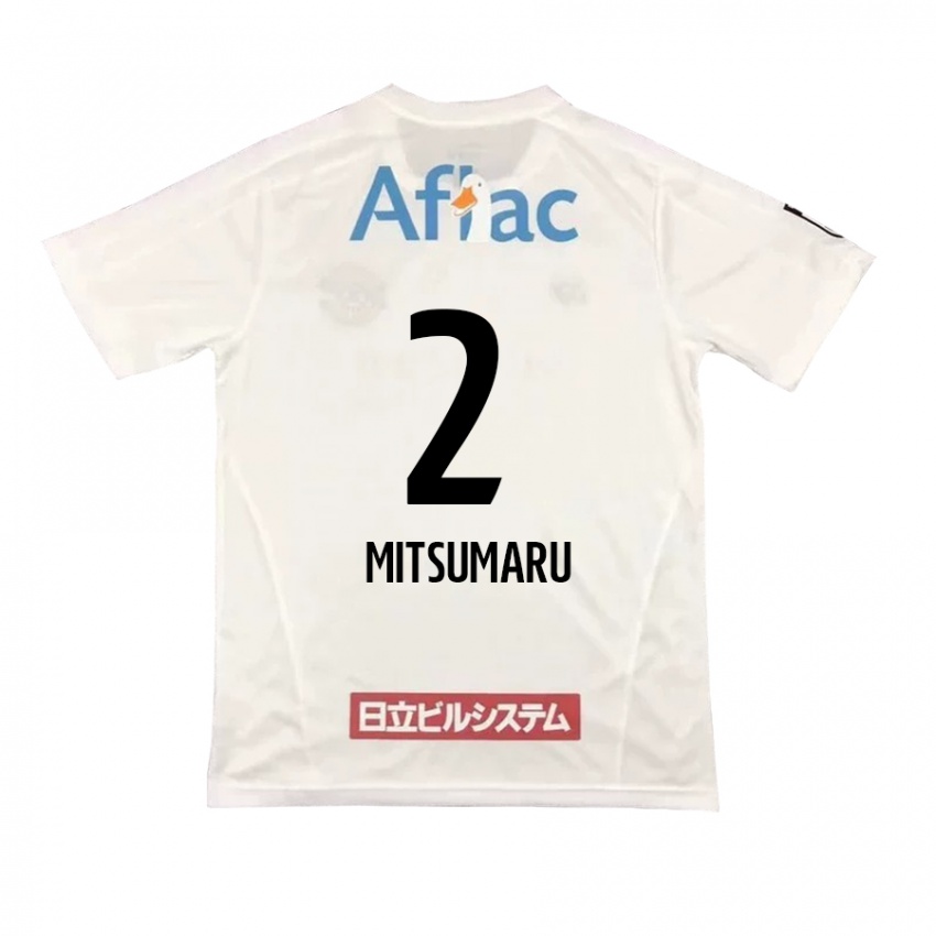 Kinderen Hiromu Mitsumaru #2 Wit Zwart Uitshirt Uittenue 2024/25 T-Shirt