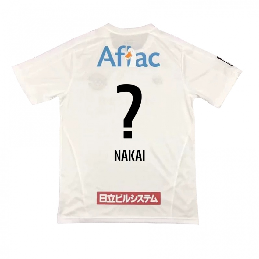 Kinderen Yamato Nakai #0 Wit Zwart Uitshirt Uittenue 2024/25 T-Shirt