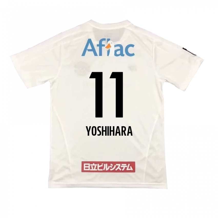 Kinderen Futo Yoshihara #11 Wit Zwart Uitshirt Uittenue 2024/25 T-Shirt