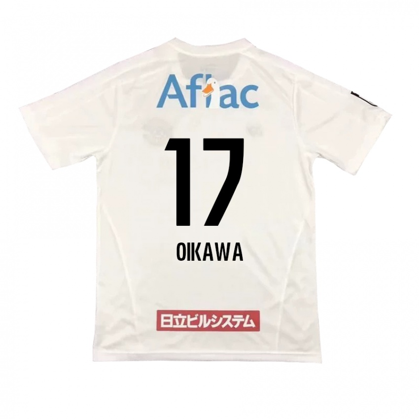 Kinderen Koki Oikawa #17 Wit Zwart Uitshirt Uittenue 2024/25 T-Shirt