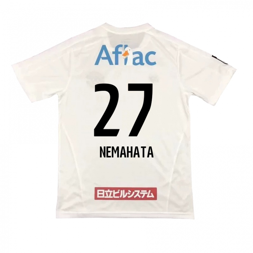 Kinderen Hayato Nemahata #27 Wit Zwart Uitshirt Uittenue 2024/25 T-Shirt