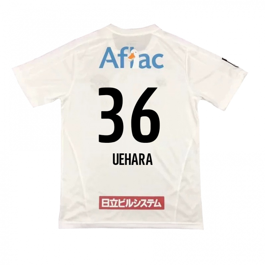 Kinderen Reo Uehara #36 Wit Zwart Uitshirt Uittenue 2024/25 T-Shirt