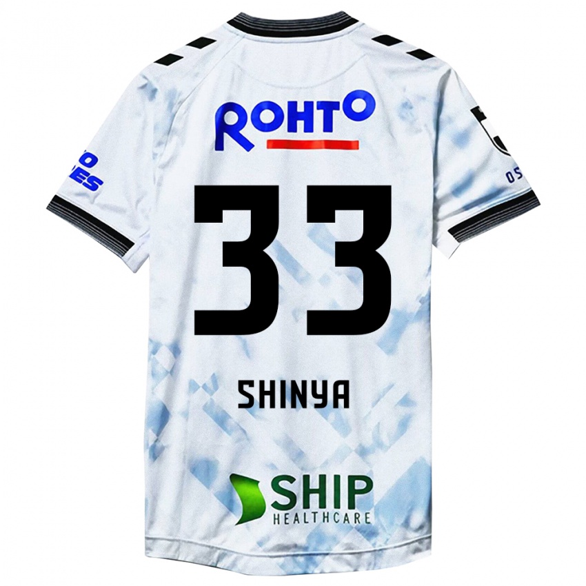 Kinderen Shinya Nakano #33 Wit Zwart Uitshirt Uittenue 2024/25 T-Shirt