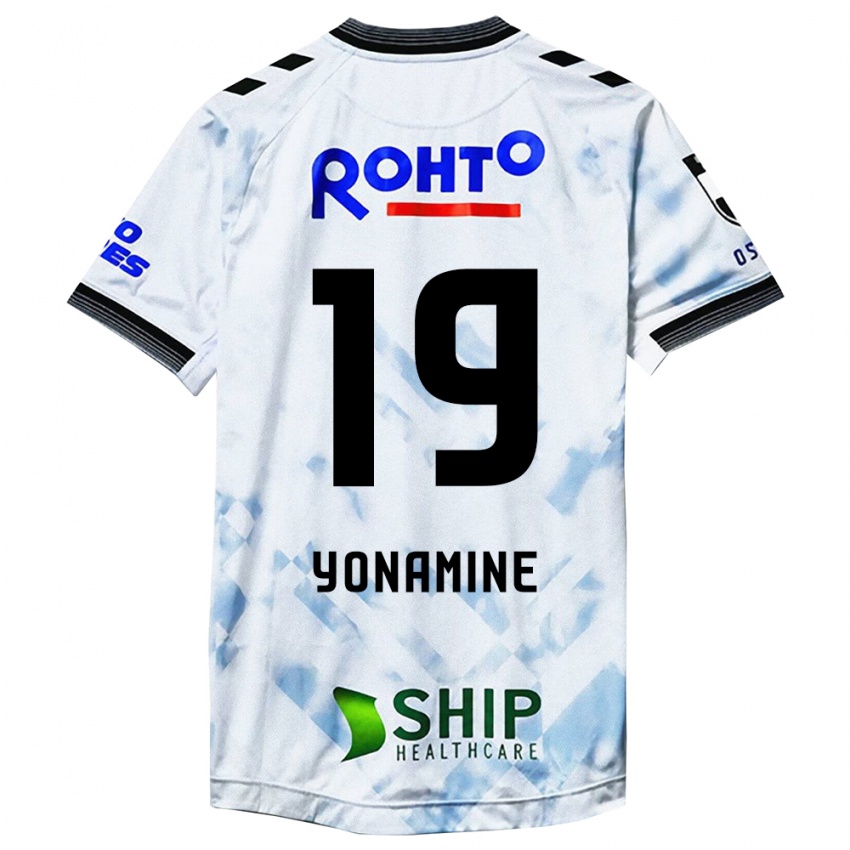 Kinderen Kotaro Yonamine #19 Wit Zwart Uitshirt Uittenue 2024/25 T-Shirt