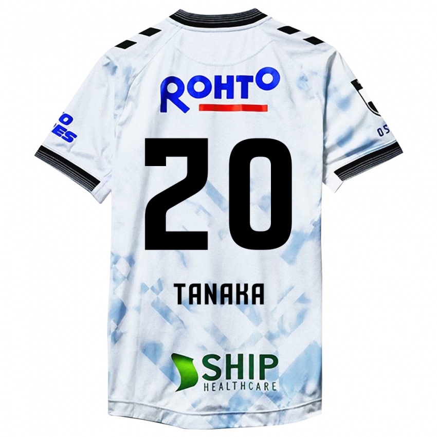 Kinderen Hyoga Tanaka #20 Wit Zwart Uitshirt Uittenue 2024/25 T-Shirt