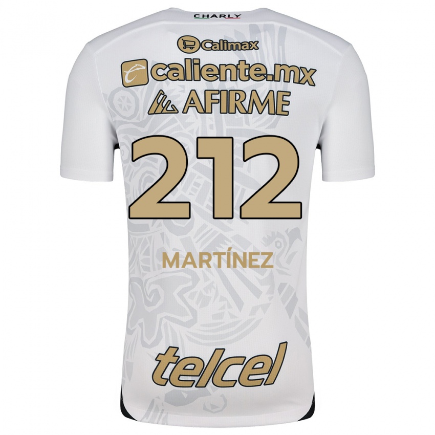 Kinderen Juan Martínez #212 Wit Zwart Uitshirt Uittenue 2024/25 T-Shirt