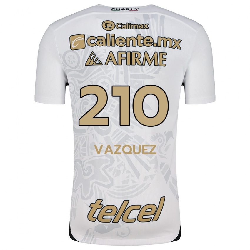 Kinderen Daniel Vázquez #210 Wit Zwart Uitshirt Uittenue 2024/25 T-Shirt