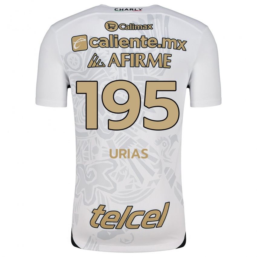 Kinderen Héctor Urías #195 Wit Zwart Uitshirt Uittenue 2024/25 T-Shirt