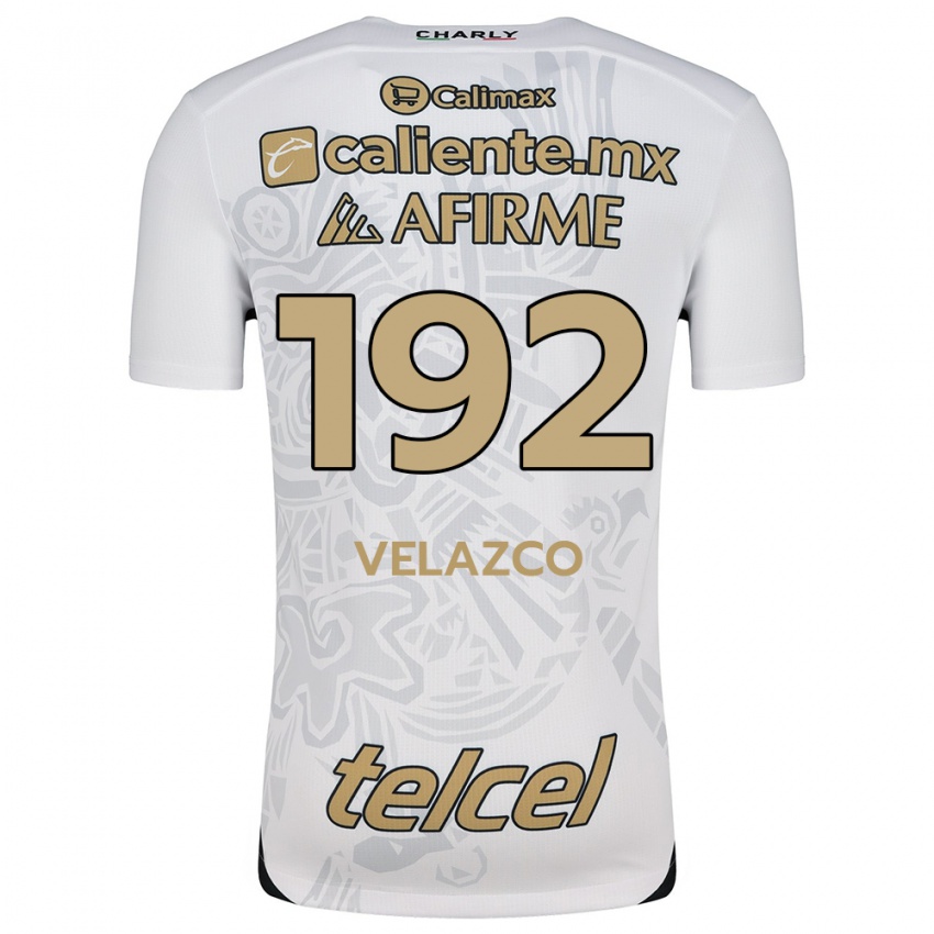 Kinderen Emiliano Velazco #192 Wit Zwart Uitshirt Uittenue 2024/25 T-Shirt