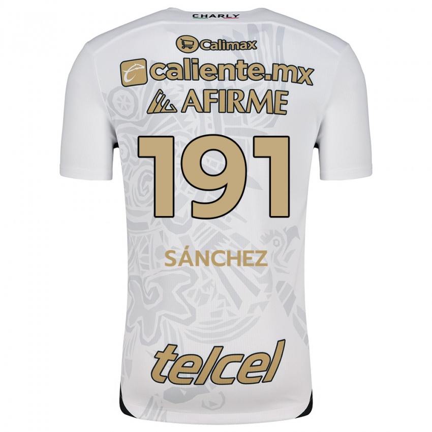 Kinderen Diego Sánchez #191 Wit Zwart Uitshirt Uittenue 2024/25 T-Shirt