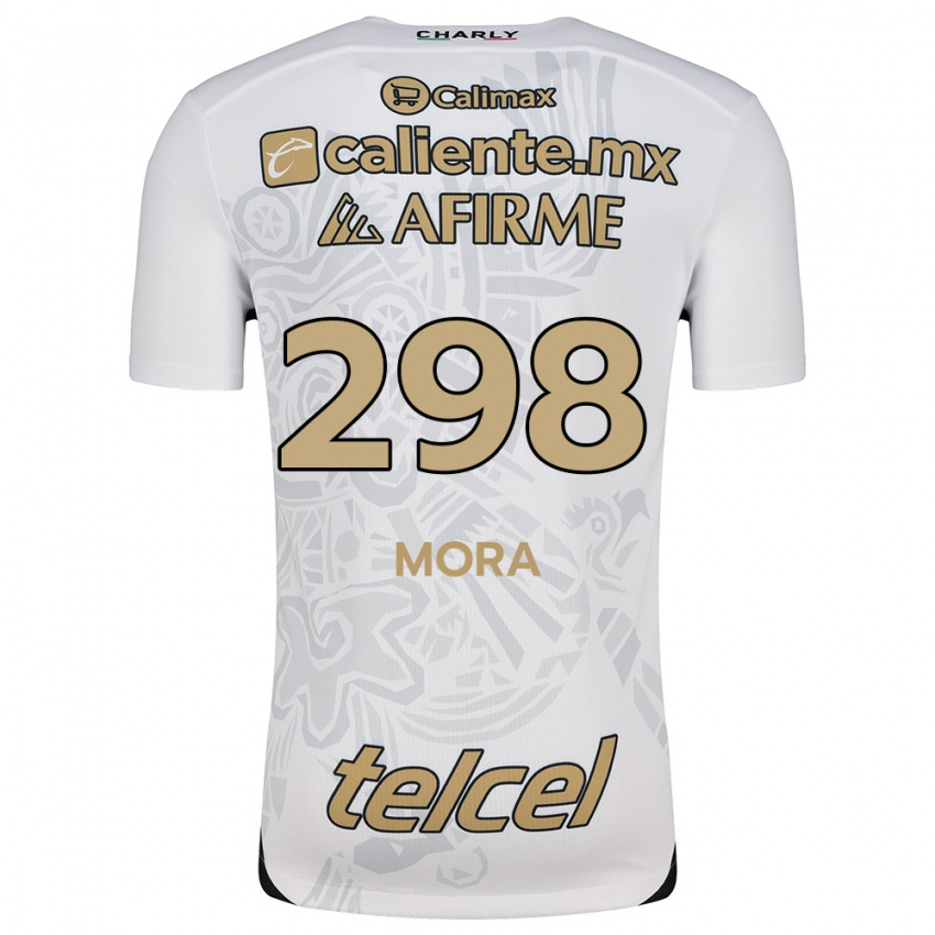 Kinderen Gilberto Mora #298 Wit Zwart Uitshirt Uittenue 2024/25 T-Shirt