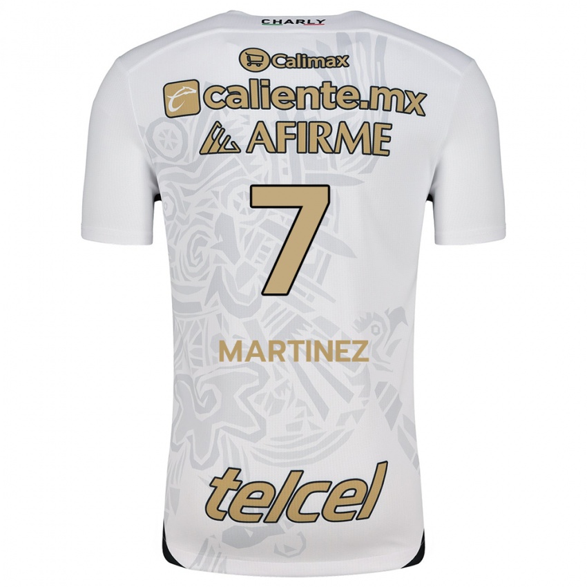 Kinderen Alejandro Martínez #7 Wit Zwart Uitshirt Uittenue 2024/25 T-Shirt