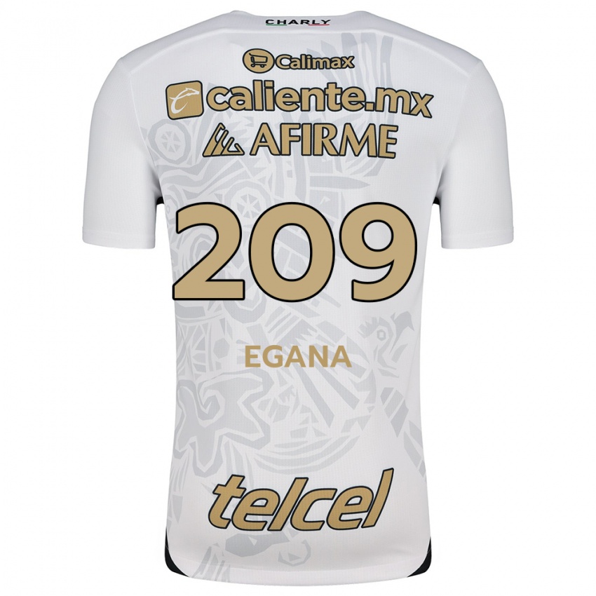 Kinderen Arath Egaña #209 Wit Zwart Uitshirt Uittenue 2024/25 T-Shirt