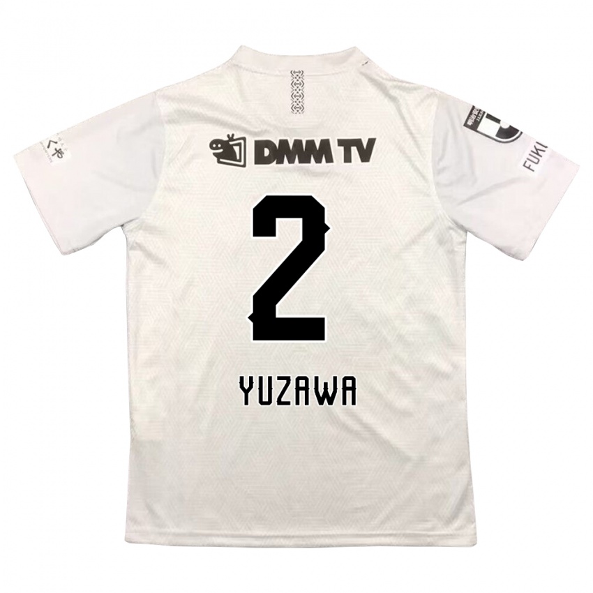 Kinderen Masato Yuzawa #2 Grijs Zwart Uitshirt Uittenue 2024/25 T-Shirt