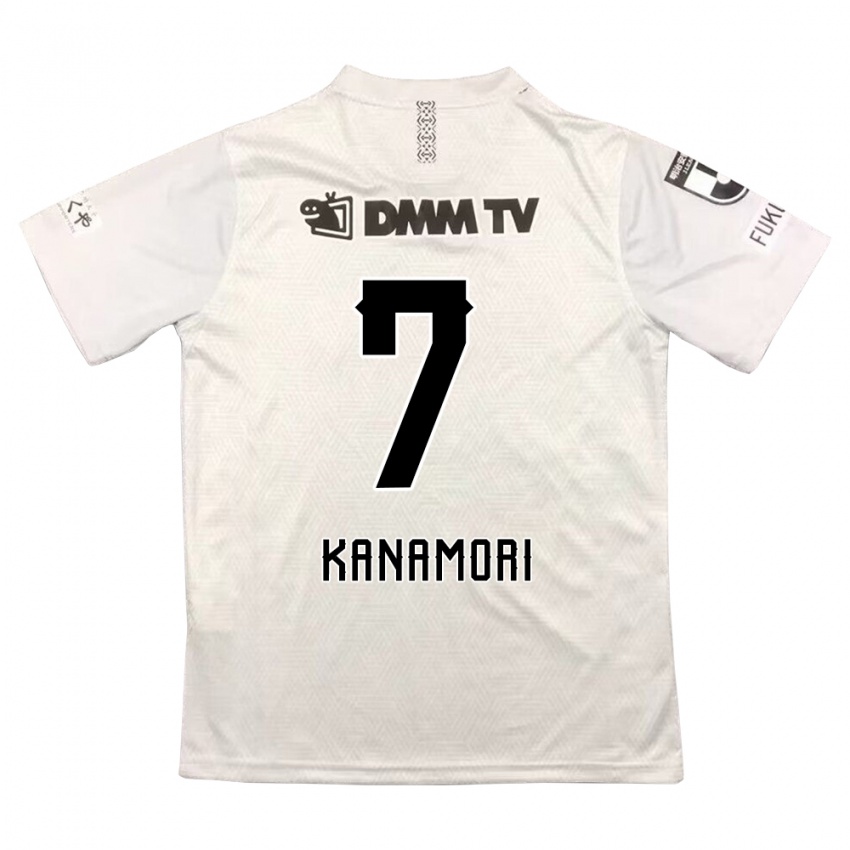 Kinderen Takeshi Kanamori #7 Grijs Zwart Uitshirt Uittenue 2024/25 T-Shirt