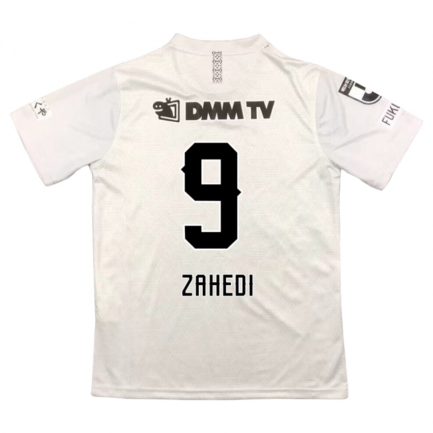 Kinderen Shahab Zahedi #9 Grijs Zwart Uitshirt Uittenue 2024/25 T-Shirt