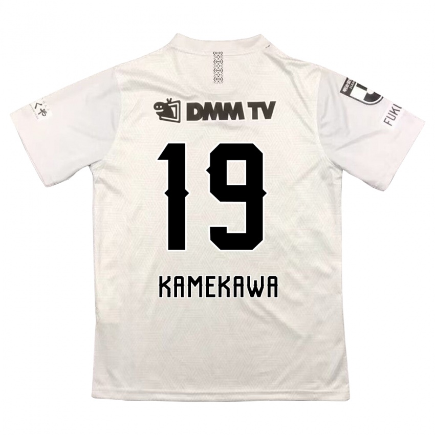 Kinderen Masashi Kamekawa #19 Grijs Zwart Uitshirt Uittenue 2024/25 T-Shirt