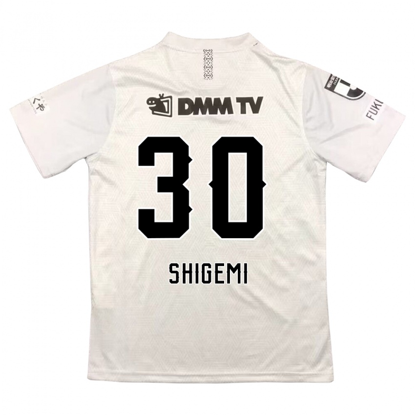 Kinderen Masato Shigemi #30 Grijs Zwart Uitshirt Uittenue 2024/25 T-Shirt