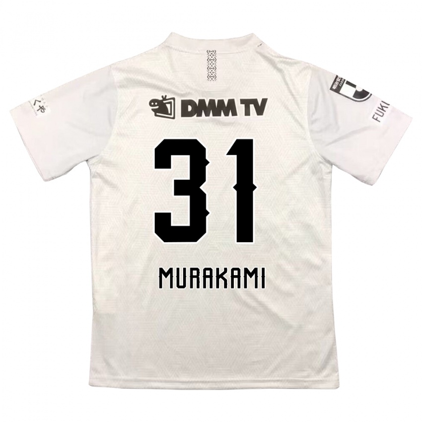 Kinderen Masaaki Murakami #31 Grijs Zwart Uitshirt Uittenue 2024/25 T-Shirt