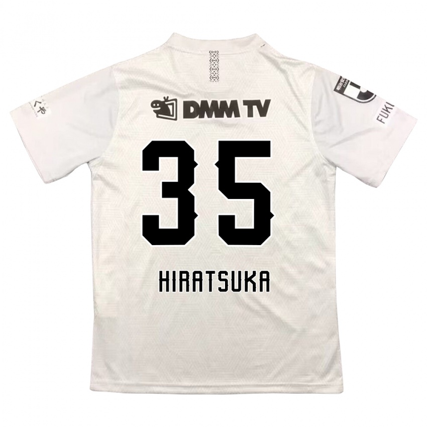 Kinderen Yuto Hiratsuka #35 Grijs Zwart Uitshirt Uittenue 2024/25 T-Shirt