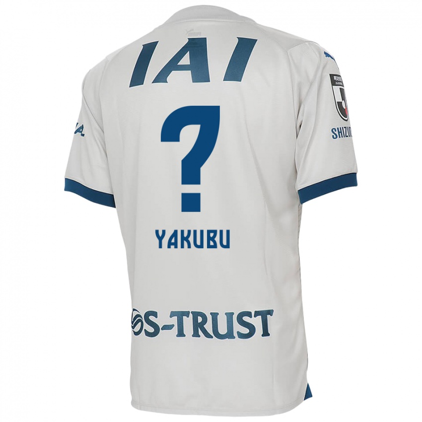 Kinderen Aziz Yakubu #0 Wit Blauw Uitshirt Uittenue 2024/25 T-Shirt