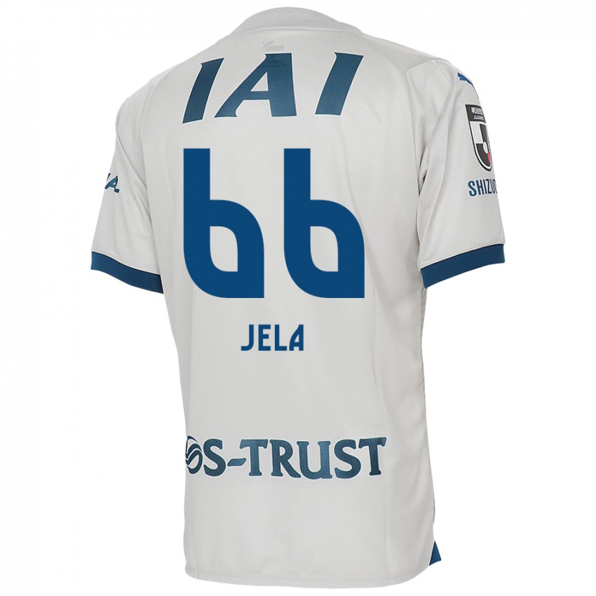 Kinderen Jelani Reshaun Sumiyoshi #66 Wit Blauw Uitshirt Uittenue 2024/25 T-Shirt