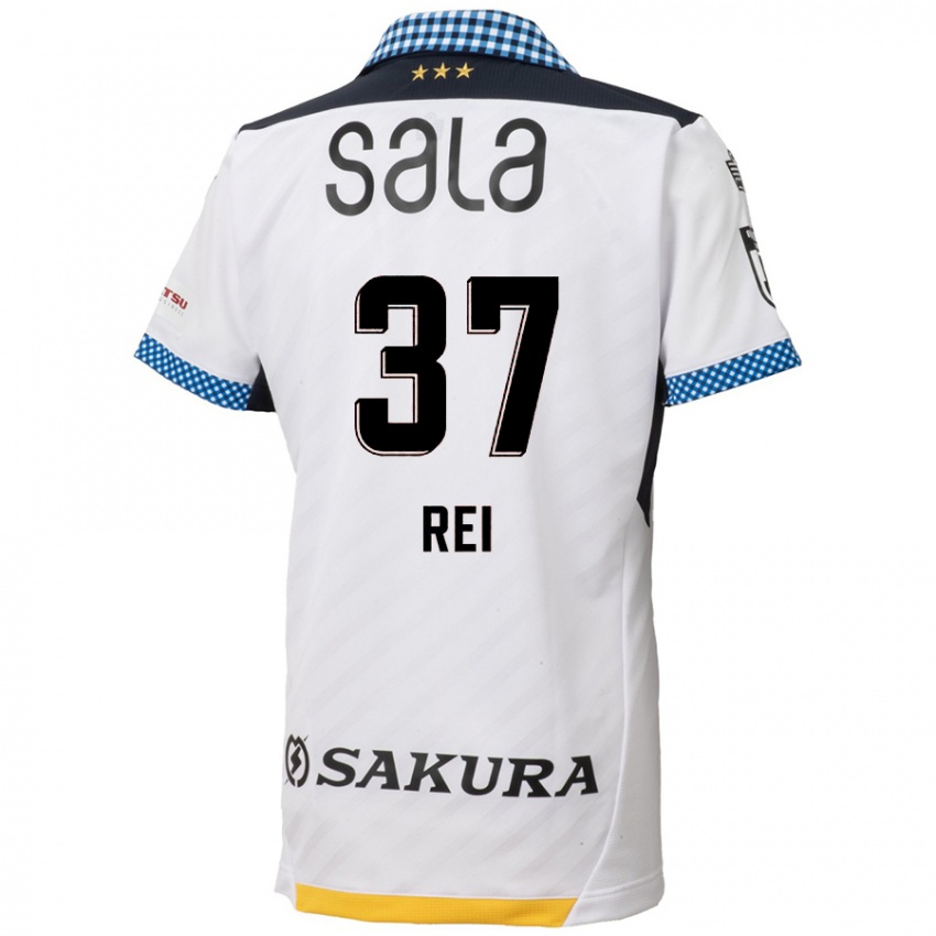 Kinderen Rei Hirakawa #37 Wit Zwart Uitshirt Uittenue 2024/25 T-Shirt