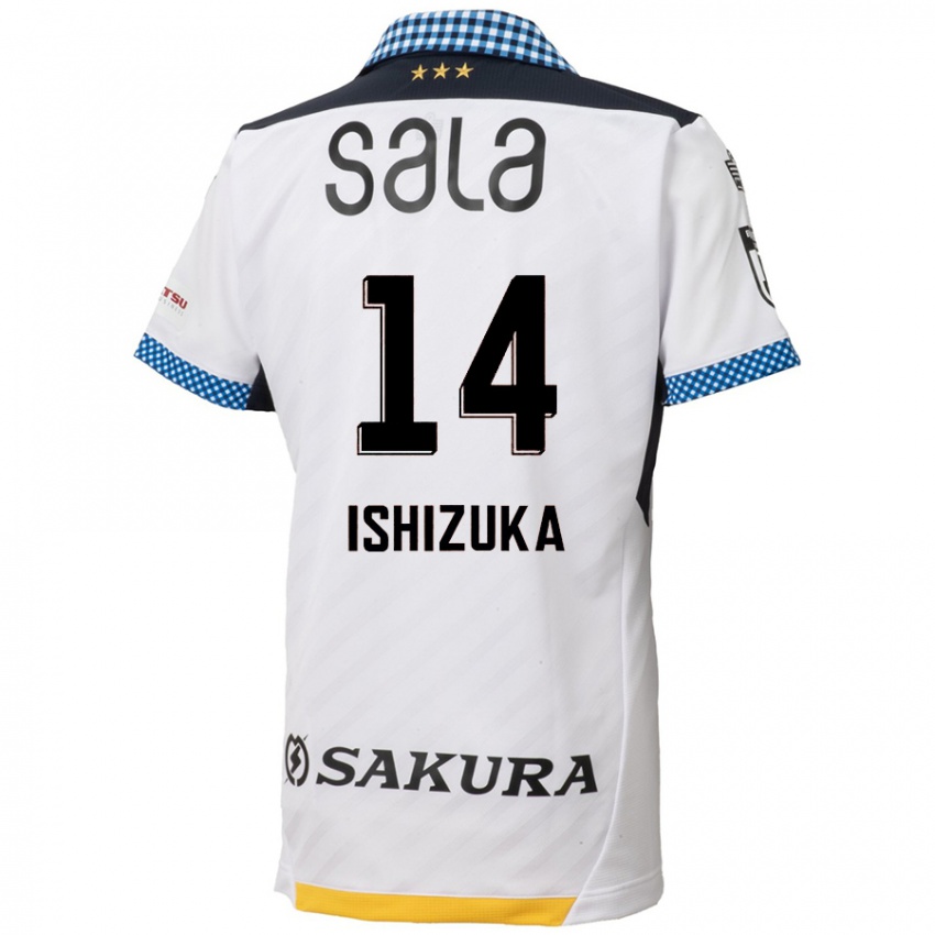 Kinderen Rea Ishizuka #14 Wit Zwart Uitshirt Uittenue 2024/25 T-Shirt