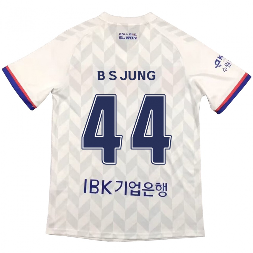 Kinderen Seung-Bae Jung #44 Wit Blauw Uitshirt Uittenue 2024/25 T-Shirt