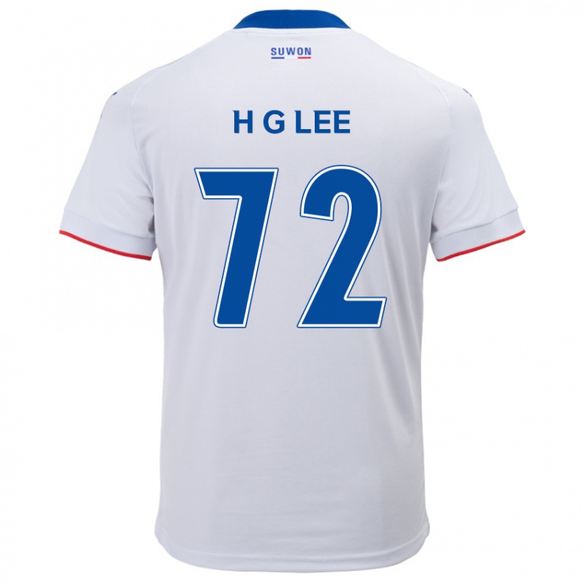 Kinderen Geon-Hee Lee #72 Wit Blauw Uitshirt Uittenue 2024/25 T-Shirt